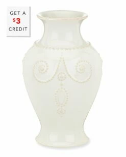 Lenox French Perle White Bouquet Vase With $3 Credit Home Plants & Vases