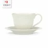 Lenox French Perle White Cup And Saucer With $3 Credit Home Drinkware -Lenox Sales 3050244743 RLLZ 1