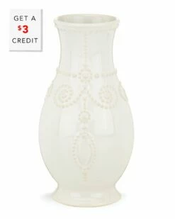 Lenox French Perle White Fluted Vase With $3 Credit Home Plants & Vases