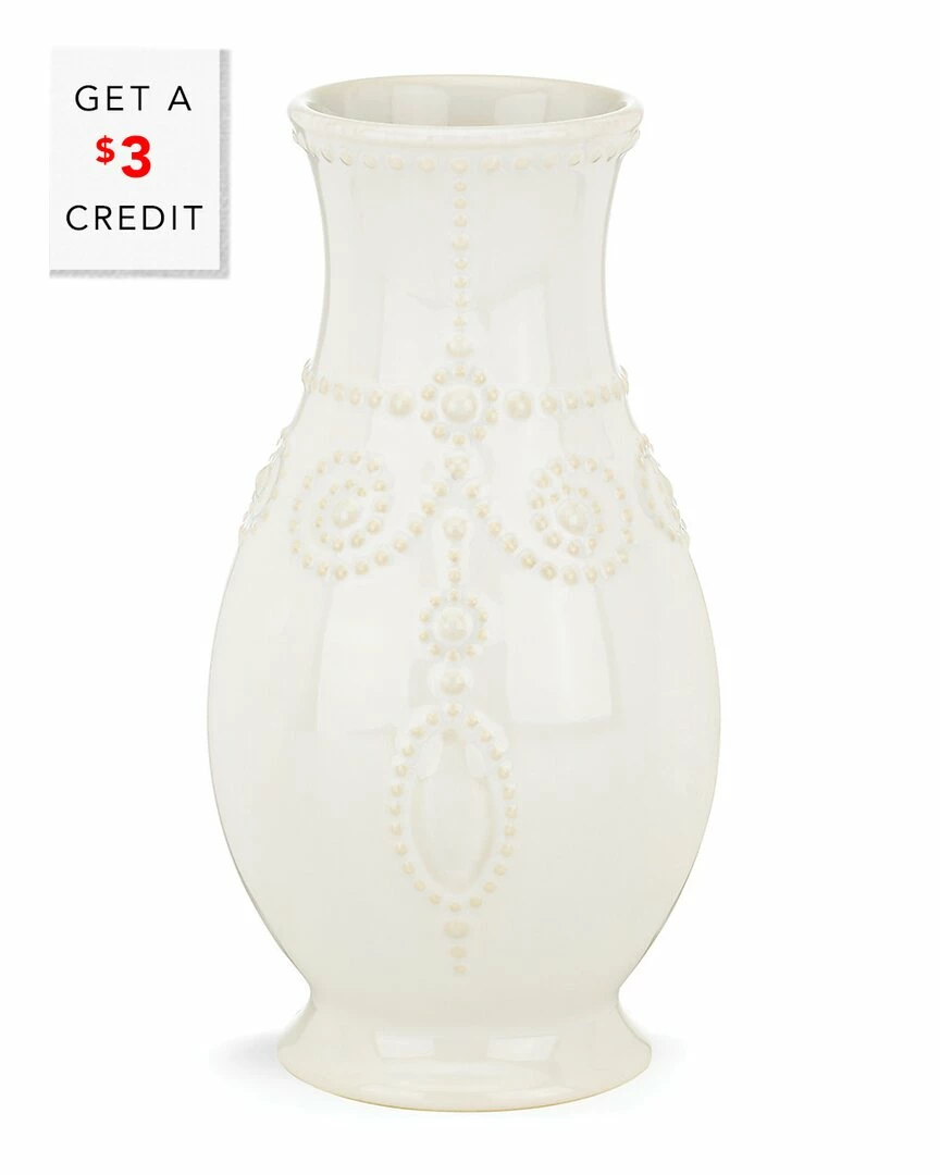 Lenox French Perle White Fluted Vase With $3 Credit Home Plants & Vases 2 Lenox French Perle White Fluted Vase With $3 Credit Home Plants & Vases