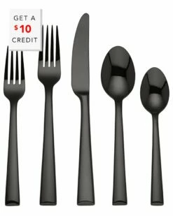 Lenox Onyx 5Pc Place Setting With $10 Credit Home Flatware & Cutlery
