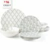 Lenox Textured Neutrals Chambray 12pc Set With $16 Credit Home Dinnerware -Lenox Sales 3050244864 RLLZ 1