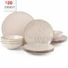 Lenox Trianna Blush 12pc Dinnerware Set With $20 Credit Home