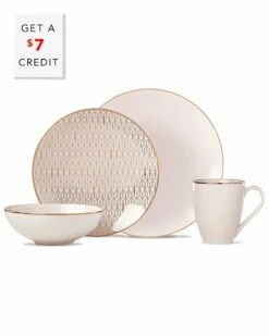 Lenox Trianna Blush 4pc Place Setting With $7 Credit Home Dinnerware