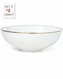 Lenox Trianna White All-Purpose Bowl With $2 Credit Home Dinnerware