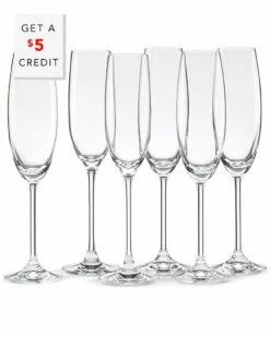 Lenox Tuscany Classics Champagne Glass Flute Set, Buy 4 Get 6 With $5 Credit Home Drinkware