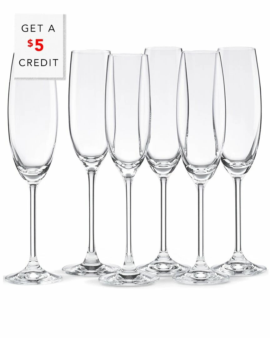 Lenox Tuscany Classics Champagne Glass Flute Set, Buy 4 Get 6 With $5 Credit Home Drinkware 3 Lenox Tuscany Classics Champagne Glass Flute Set, Buy 4 Get 6 With $5 Credit Home Drinkware