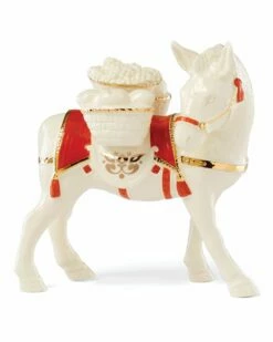 Lenox First Blessing Nativity Donkey Figurine Home Seasonal