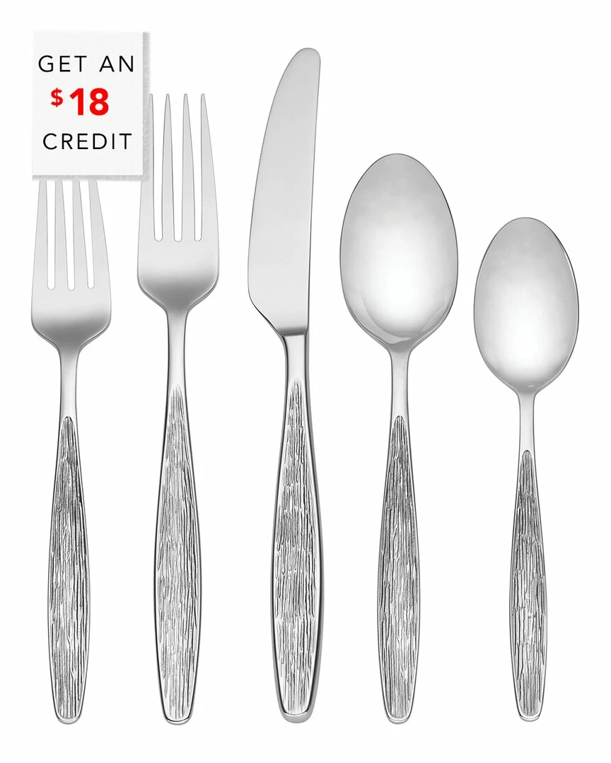 Lenox Emerick 65pc Flatware Set With $18 Credit Home Flatware & Cutlery 3 Lenox Emerick 65pc Flatware Set With $18 Credit Home Flatware & Cutlery