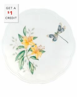 Lenox Butterfly Meadow Tidbit Plate With $1 Credit Home Dinnerware