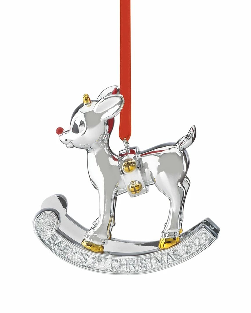 Lenox 2022 Baby's 1st Christmas Rudolph Ornament Home Seasonal 3 Lenox 2022 Baby's 1st Christmas Rudolph Ornament Home Seasonal