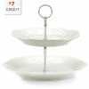 Lenox French Perle White 2-Tiered Server With $7 Credit Home Serveware -Lenox Sales 3050415455 RLLZ 1