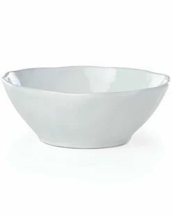 Lenox French Carved Organic White Serving Bowl Home Serveware