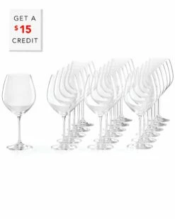 Lenox Tuscany Classics 18pc Red Wine Glass Set With $15 Credit Home Drinkware