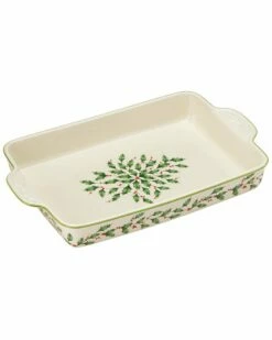 Lenox Holiday Rectangular Baker Home Cookware