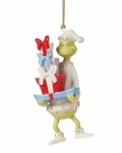 Lenox The Grinch & All The Gifts Ornament Home Seasonal
