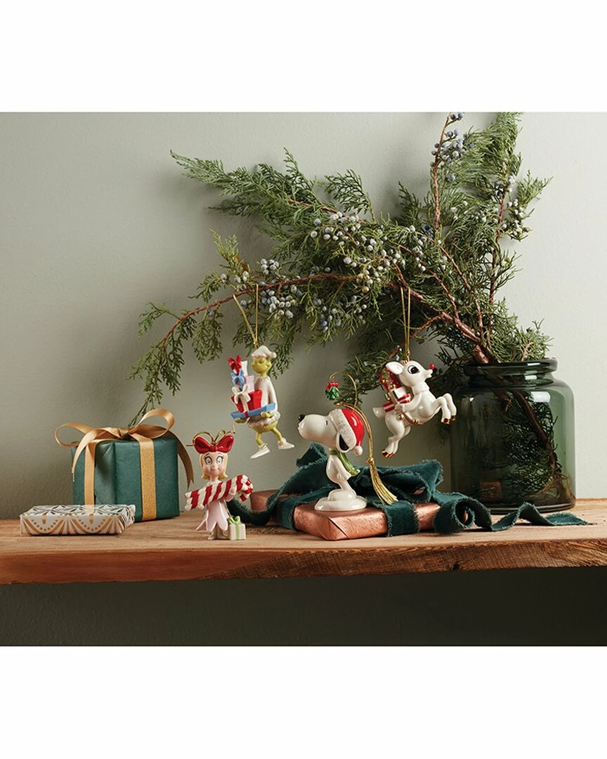 Lenox The Grinch & All The Gifts Ornament Home Seasonal 4 Lenox The Grinch & All The Gifts Ornament Home Seasonal - Image 2