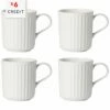 Lenox French Perle Scallop 4Pc Mug Set With $6 Credit Home Drinkware -Lenox Sales 3050487457 RLLZ 1