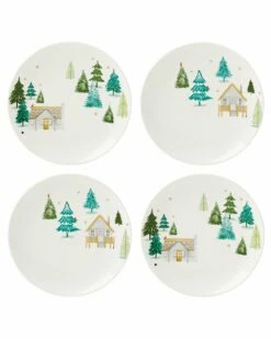 Lenox Balsam Lane 4pc Accent Plate Set Home Dinnerware