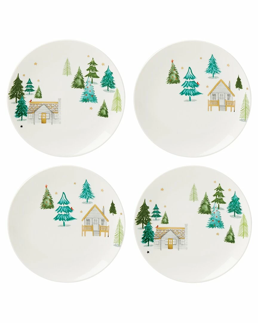 Lenox Balsam Lane 4pc Accent Plate Set Home Dinnerware 3 Lenox Balsam Lane 4pc Accent Plate Set Home Dinnerware