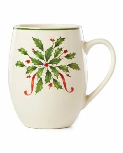 Lenox Holiday Cocoa Mug Home Drinkware
