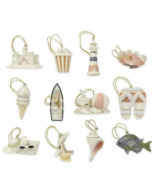 Lenox Summer 12pc Ornament Set Home Seasonal -Lenox Sales 3050496304 RLLZ 1