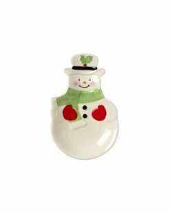 Lenox Hosting The Holidays Snowman Spoon Rest Home Serveware
