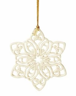 Lenox 2022 Snow Fantasies Snowflake Ornament Home Seasonal