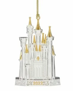 Lenox 2022 Disney Castle Metal Ornament Home Seasonal