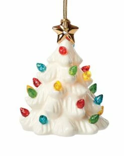 Lenox Treasured Traditions Light-Up Tree Ornament Home Seasonal