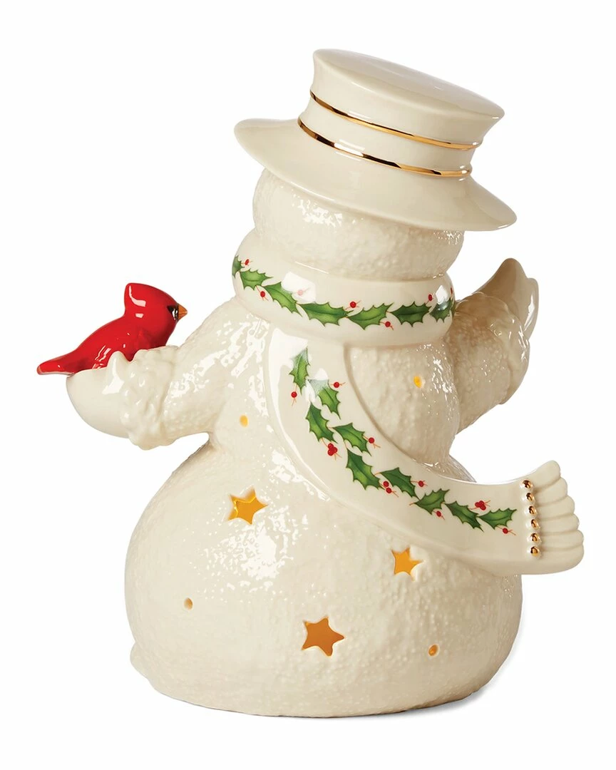 Lenox Snowman Light-Up Figurine Home Seasonal 4 Lenox Snowman Light-Up Figurine Home Seasonal - Image 2