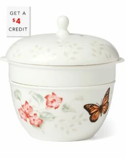 Lenox Butterfly Meadow 3Pc Stackable Bowl Set With $4 Credit Home Dinnerware