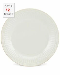 Lenox French Perle Groove White Dinner Plate With $2 Credit Home Dinnerware
