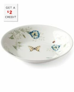 Lenox Butterfly Meadow Dinner Bowl With $2 Credit Home Dinnerware