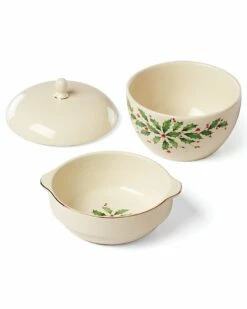 Lenox Holiday Stackable Bowl Set Home Serveware -Lenox Sales 3050631114 RLLZ 2