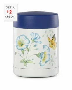 Lenox Butterfly Meadow Small Insulated Food Container With $2 Credit Home Kitchen & Pantry Storage