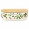 Lenox Holiday Bamboo Storage Container & Lid Home Seasonal -Lenox Sales 3050698709 RLLZ 1