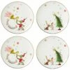 Lenox Merry Grinchmas Set Of 4 Accent Plates Home Dinnerware -Lenox Sales 3050742258 RLLZ 1