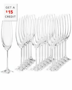 Lenox Tuscany Classics 18pc Champagne Flute Set With $15 Credit Home Drinkware