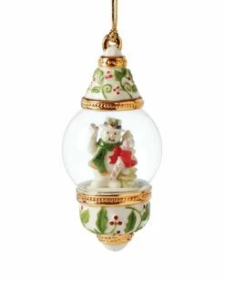Lenox Snowman Globe Ornament Home Seasonal