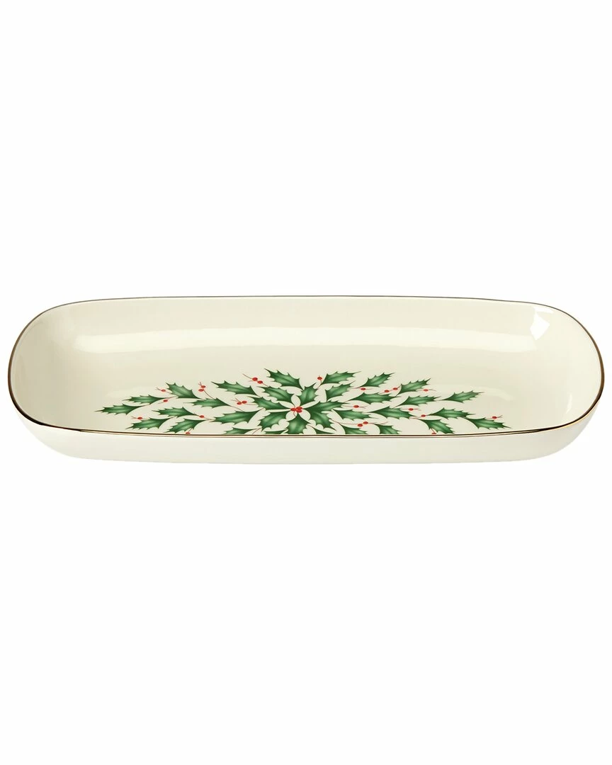 Lenox Hosting The Holidays Bread Tray Home Serveware 4 Lenox Hosting The Holidays Bread Tray Home Serveware - Image 2