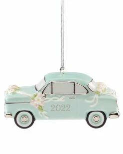 Lenox 2022 Just Married Vintage Car Ornament Home Seasonal