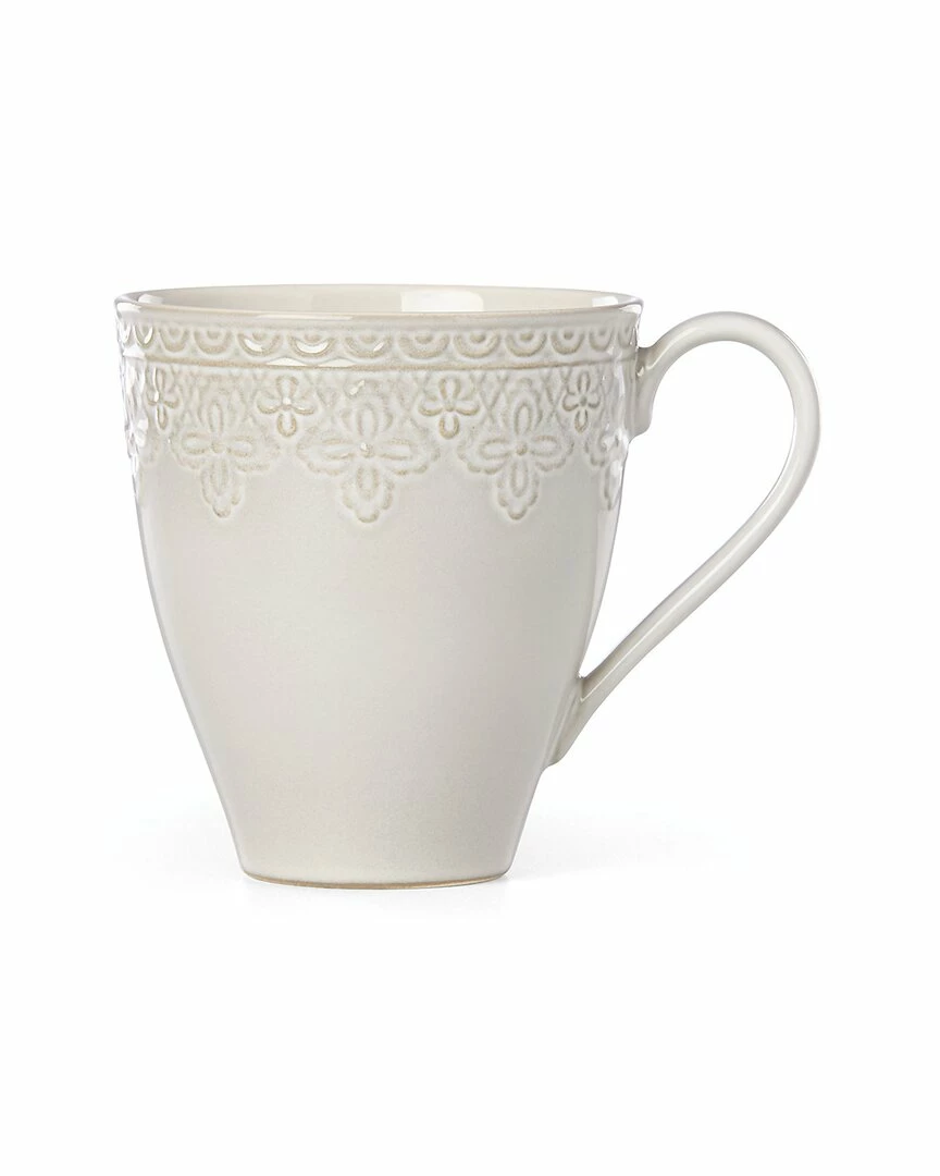 Lenox Chelse Muse Fleur Grey Mug Home Drinkware 3 Lenox Chelse Muse Fleur Grey Mug Home Drinkware