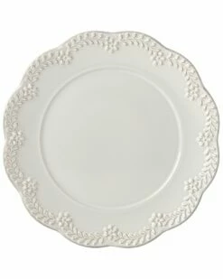 Lenox Chelse Muse Floral Grey Accent Plate Home Dinnerware