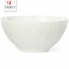 Lenox Chelse Muse Fleur White All-Purpose Bowl With $2 Credit Home Serveware -Lenox Sales 3050857245 RLLZ 1