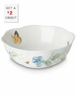 Lenox Butterfly Meadow All-Purpose Bowl With $2 Credit Home Dinnerware