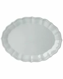 Lenox French Carved Scallop White Platter Home Serveware