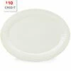 Lenox French Perle Groove White Oval Serving Platter With $10 Credit Home Serveware -Lenox Sales 3050883712 RLLZ 1