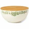 Lenox Holiday Bamboo Serving Bowl & Lid Home Serveware 2 Lenox Holiday Bamboo Serving Bowl & Lid Home Serveware -Lenox Sales 3050947905 RLLZ 1