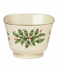 Lenox Holiday Treat Bowl Home Serveware
